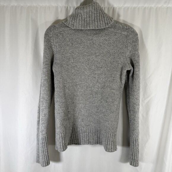 Gap Lambs Wool Blend Sweater Women's Small Cable Knit Turtleneck Pullover - Picture 9 of 11